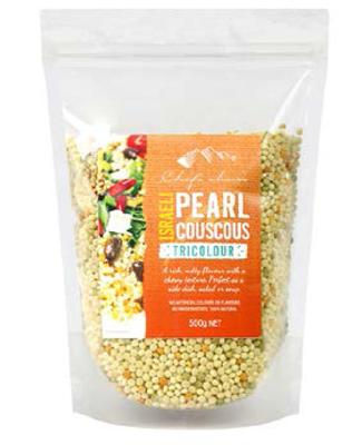 HBC Tri Colour Pearl Couscous 500g-Box 10