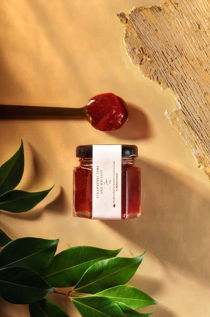 Maleny Cuisines Strawberry Lime & Whisky Jar 48x45g