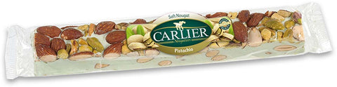 Carlier 24x100g Noug. Bars Soft Pistachio/Almonds/Hazelnuts