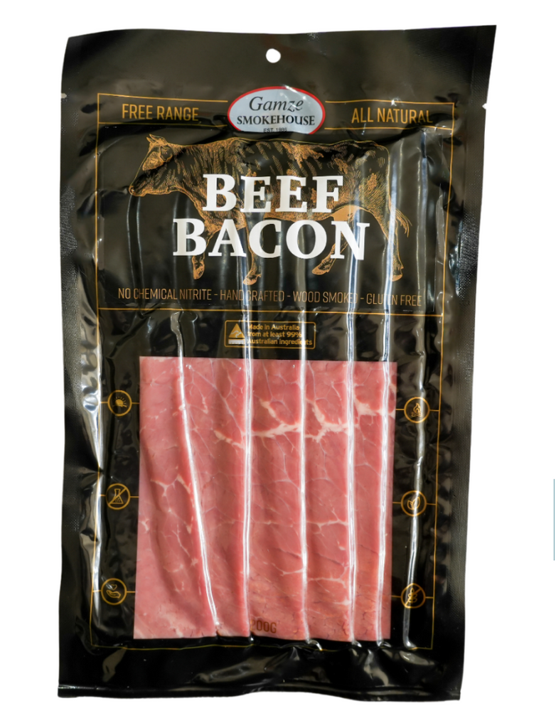 GAMZE BEEF BACON 150G X 10 PACKS