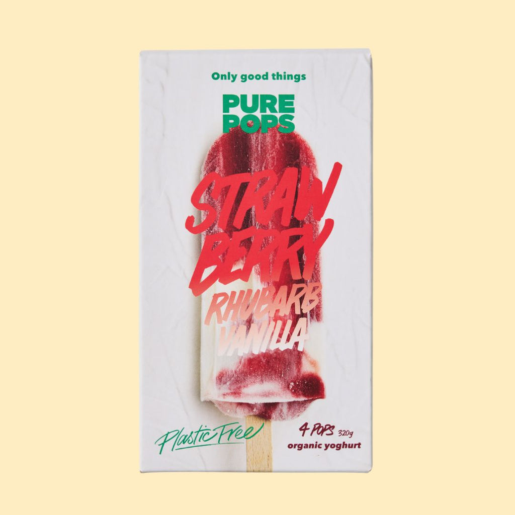 Pure Pops Raspberry Split Pop 20x80g