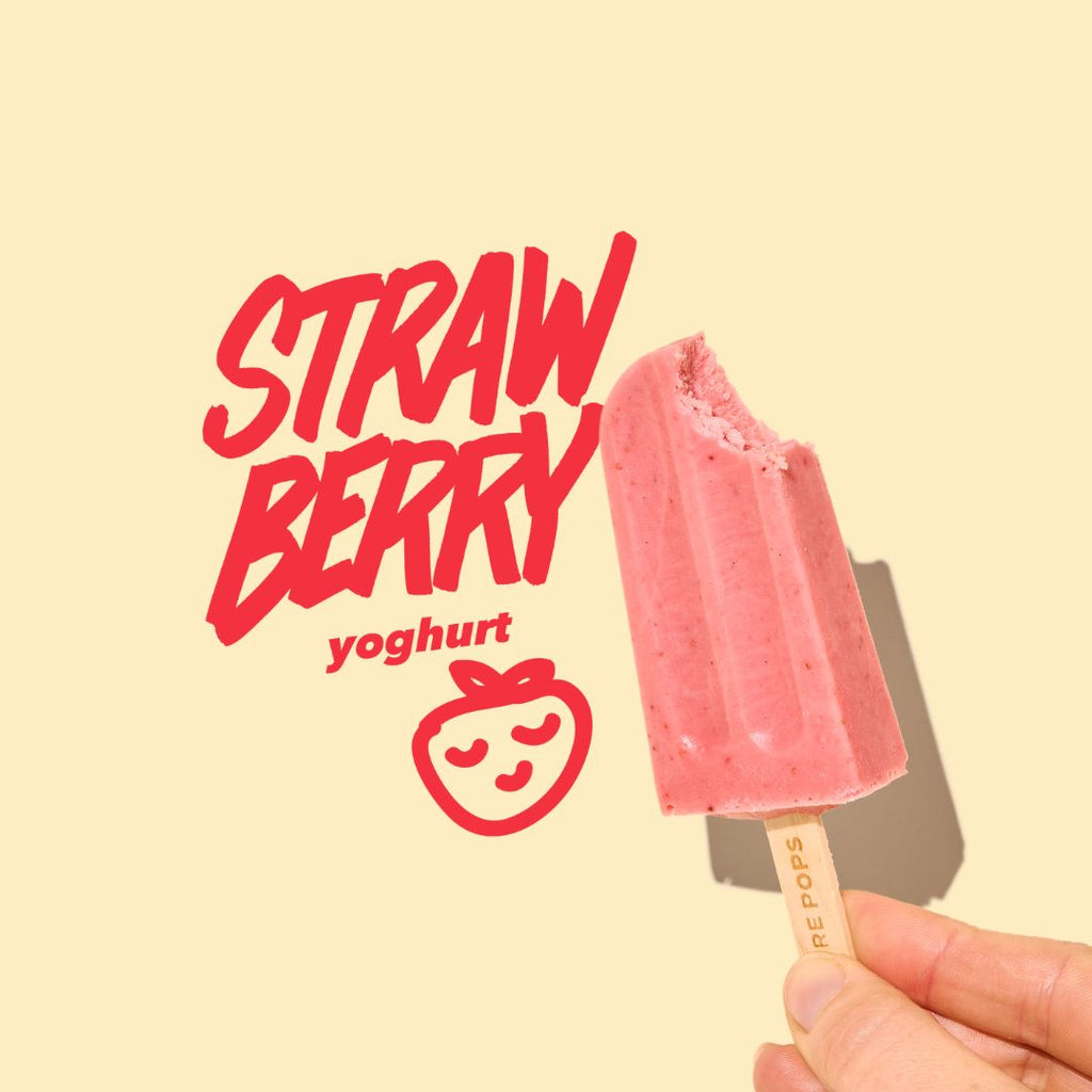 Pure Pops Raspberry Split Pop 20x80g