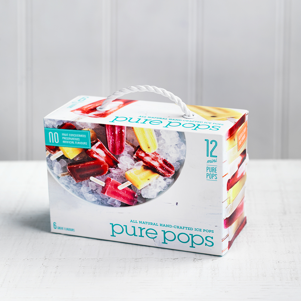 Pure Pops 12 x 45ml Mini Pop Pack-Box 6