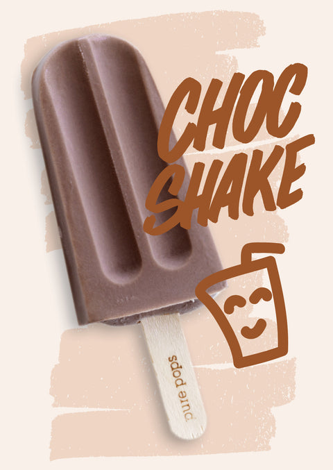 Pure Pop School Choc Shake Pop 30X45ml