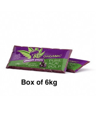 Amazon Power Pure Acai Pulp Foodservice per 1kg Bag (100g Satchet x 10)-Ctn 6
