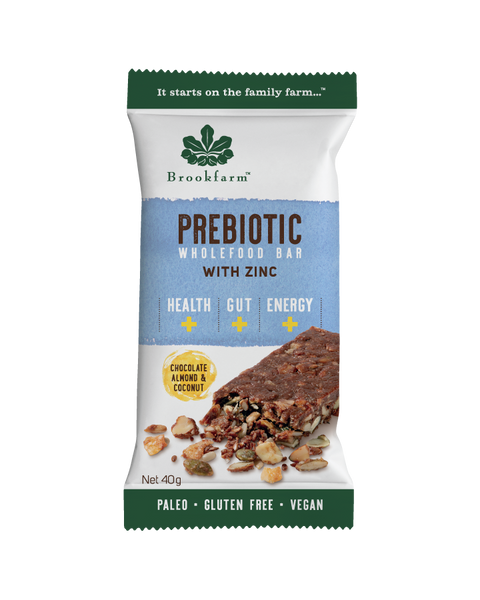 Brookfarm Chocolate Almond & Coconut Prebiotic Bar 12X40g