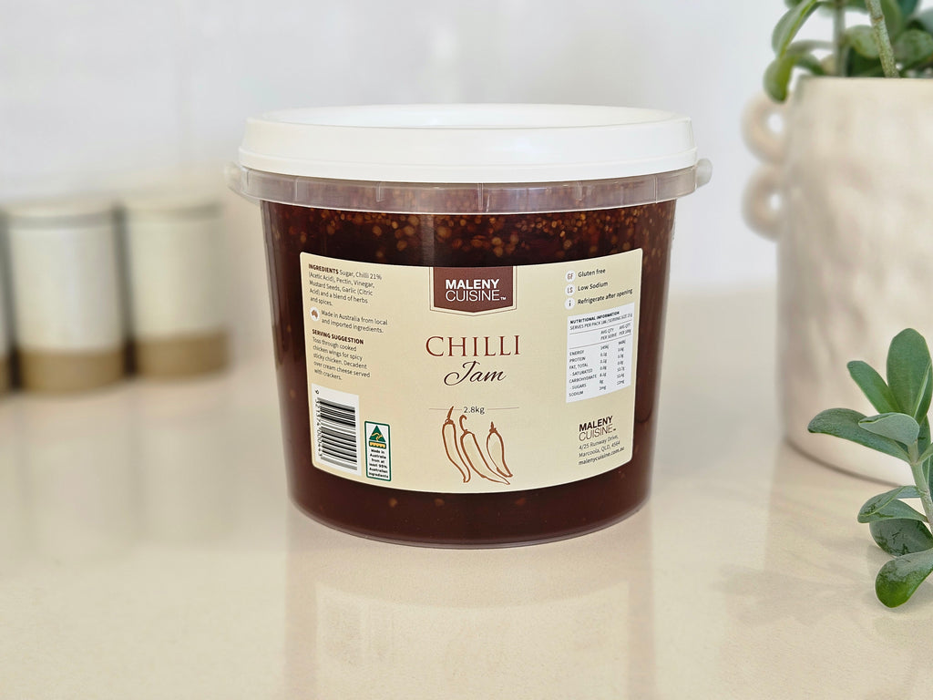 Maleny Cuisine Chilli Jam 2lt