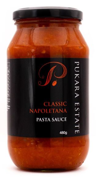 Pukara Estate Classic Napoletana Pasta Sauce 480g-Box 12