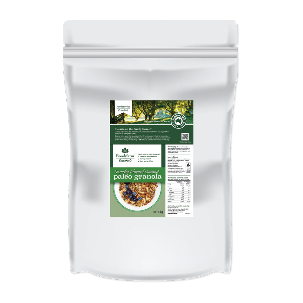 Brookfarm Paleo Crunchy Coconut Granola 4KG Food Service