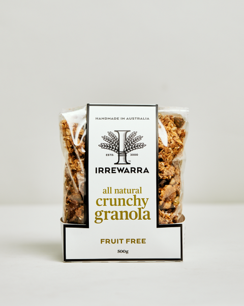 Irrewarra Fruit Free Granola (Just Chunks) 500g-Pack8