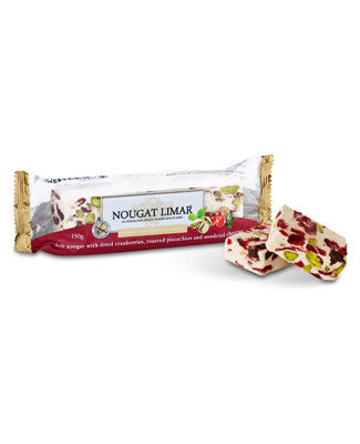 Limar Cherry Cranberry Pistachio Nougat 150g-Box 20