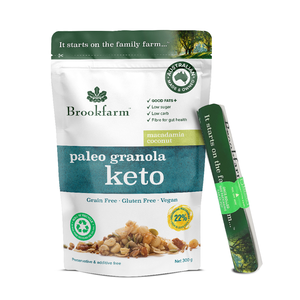 Brookfarm Paleo Keto Granola 300g -Box 8