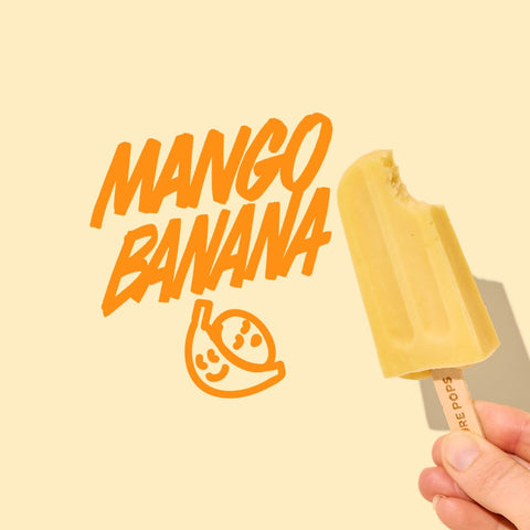 Pure Pops School Banana Mango Pop 30X45ml