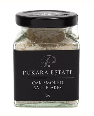 Pukara Estate Oak Smoked Salt Flakes 100g-Box 6