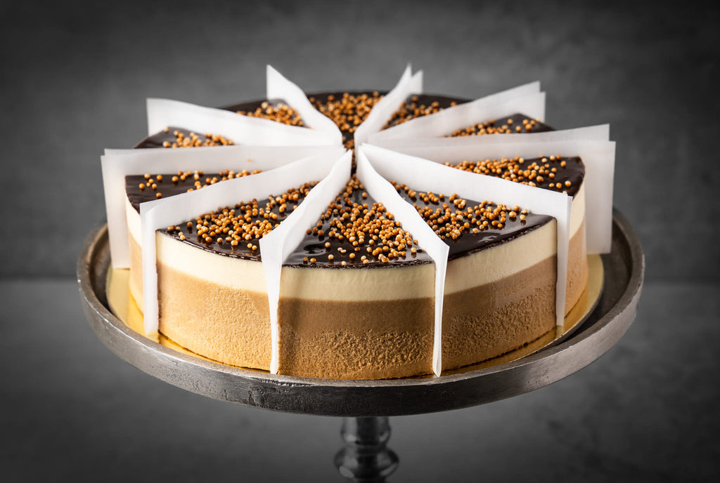 Looma's Baked Tiramisu Cake 8" Sliced into 10