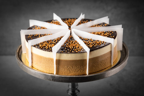 Looma's Baked Tiramisu Cake 8" Sliced into 10