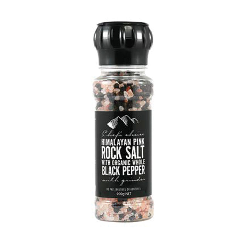 Himalayan Pink Rock Salt & Pepper Grinder 200g-Box12