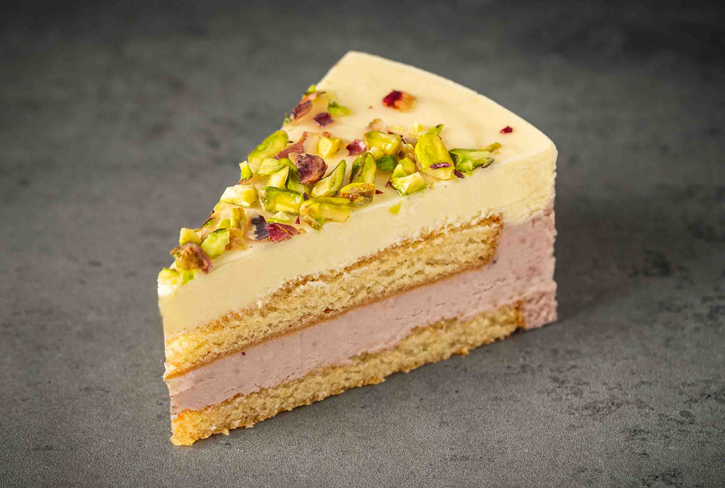 Vanilla Raspberry (GF) Cake 8" Whole