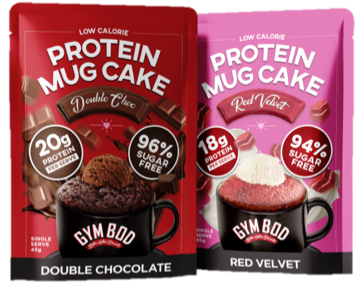GYM BOD Double Chocolate Mug Cake 14x 45g