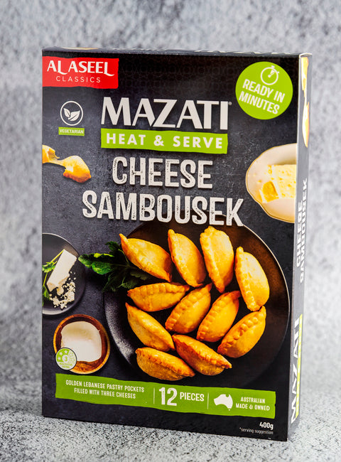 Mazati Heat & Serve Cheese Sambousek 12 PC -Box of 12