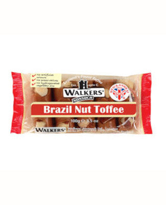 Walkers10x100g Andy Pack Brazil Nut Toffee