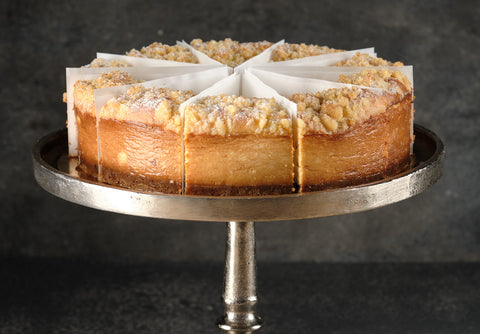 Looma's Baked Ricotta Cake 8" Sliced into 10