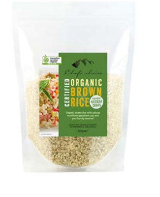 HBC Organic Premium Medium-Grain Brown Rice 500g