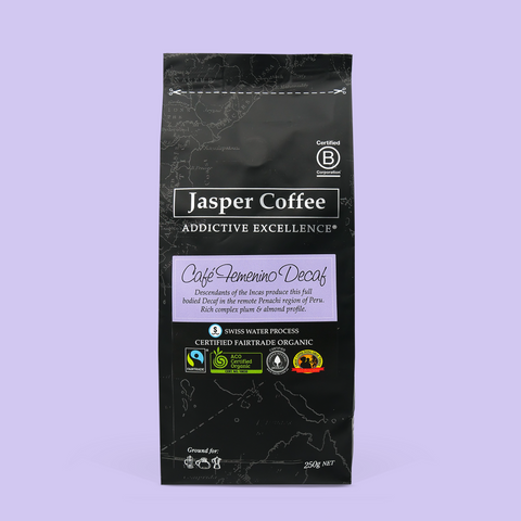 Jasper Coffee Decaf Peru Beans 1kg