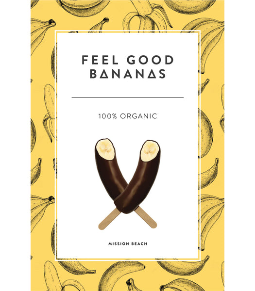 Feel Good Bananas Choc Coated Banana Carton of 30 x 75g