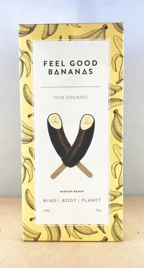 Feel Good Banana Retail Pack 12 x Retail Boxes of (4x68g)