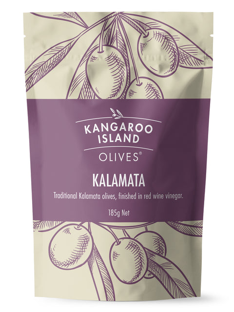 Kangaroo Island Kalamata Olives (Whole) 185g
