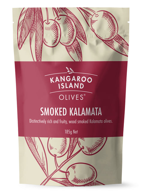 Kangaroo Island Smoked Kalamata Olives (Whole) 185g