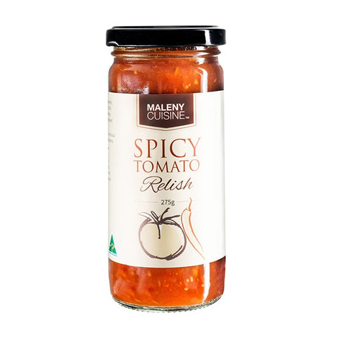Maleny Cuisine Spicy Tomato Relish 275g-Box of 6