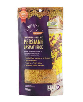 HBC Organic Persian Spiced Basmati Rice 200g