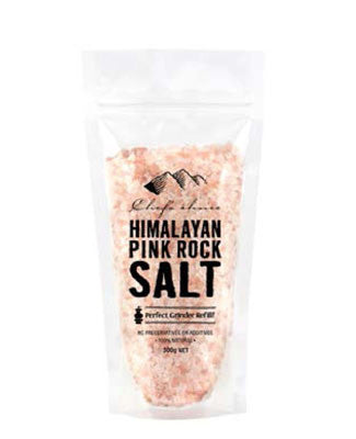 HBC Himalayan Salt Pink Rock Salt Standing Pouch 300g