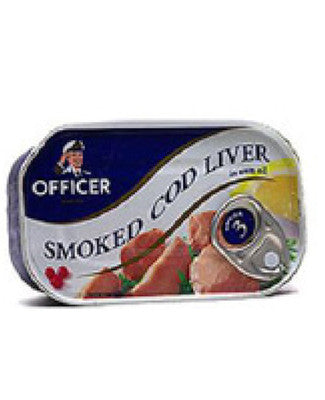 Officer Smoked Cod Liver 120g