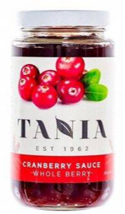 Tania Cranberry Sauce - 45% cranberries
