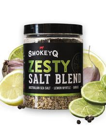 Smokey Q Zesty Sea Salt Flakes Blend 6 x 150gm