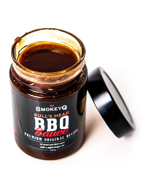 Smokey Q Bulls Head BBQ Sauce 6 x 380gm