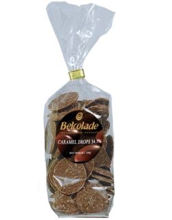 Belcolade Caramel Chocolate 34.5% Drops 200g