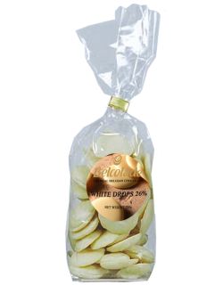 Belcolade White Chocolate 26% Drops 200g