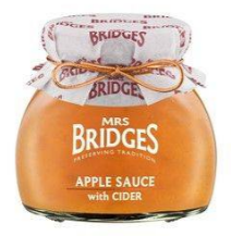 Mrs Bridges Apple Sauce with Cider 240G