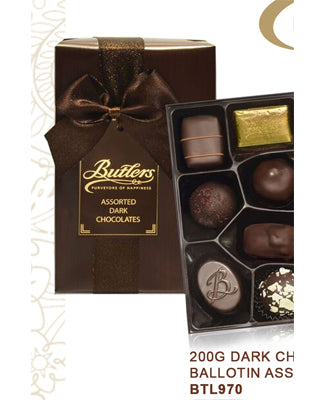 Butlers 200g Dark Chocolate Ballotin Gift Box Assorted