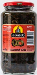 FIGARO Black Sliced Olives 935g