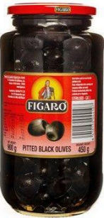 FIGARO Black Pitted Olives 900g