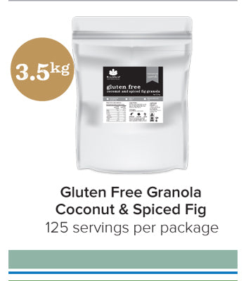 Brookfarm Coconut & Spiced fig Gluten Free Granola 3.5kg Food Service