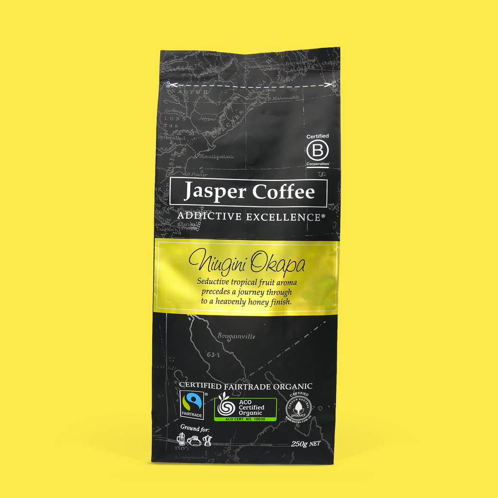 Jasper Coffee Niugini Okapa Coffee 250g Beans-Box 6