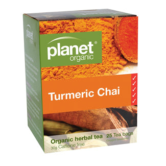 Planet Turmeric Chai Tea 25 bags