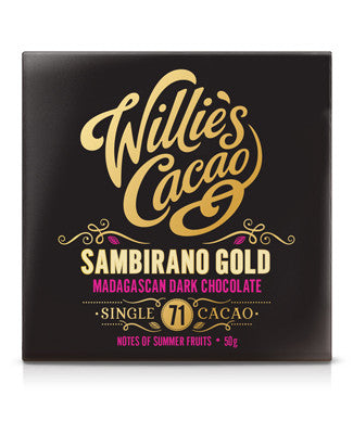 Willie's Cacao 12x50g Bar Madagascan Sambirano Superior 71%